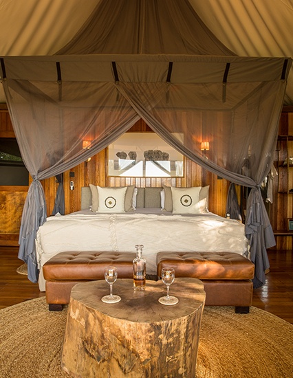 Sleeping accommodation during Kanana safari