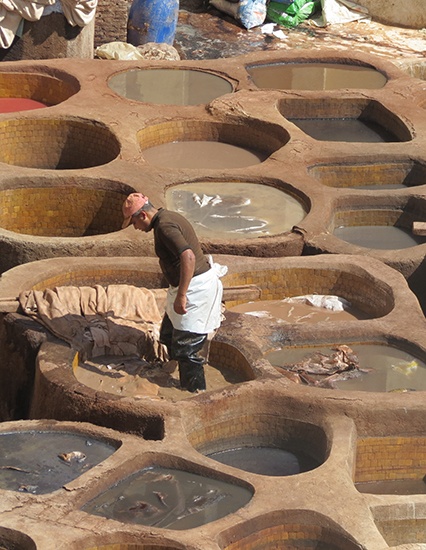 tannery in Fez