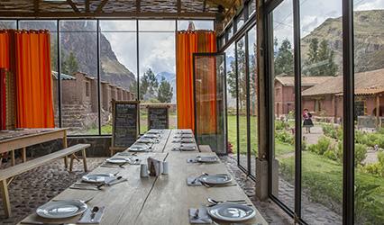 Peru Sacred Valley Parwa Restaurant Dining Room Planeterra Project